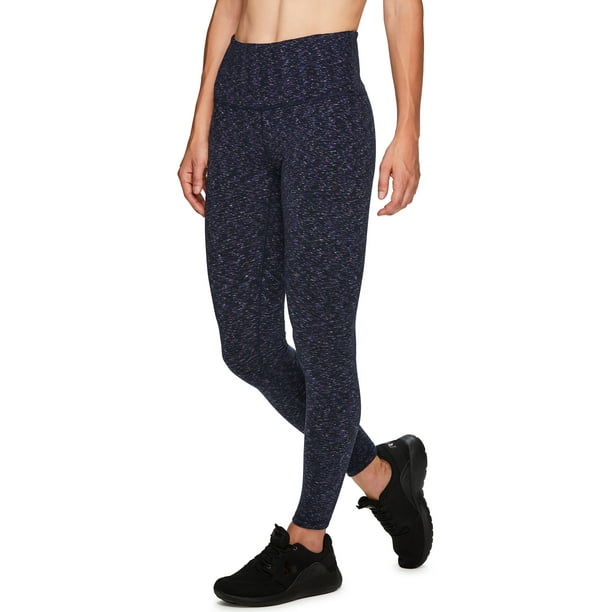 RBX Active Womens Super Soft Peached Space Dye Full Length Workout Running Yoga Legging
